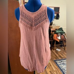Prana Lace Detail Tank Top